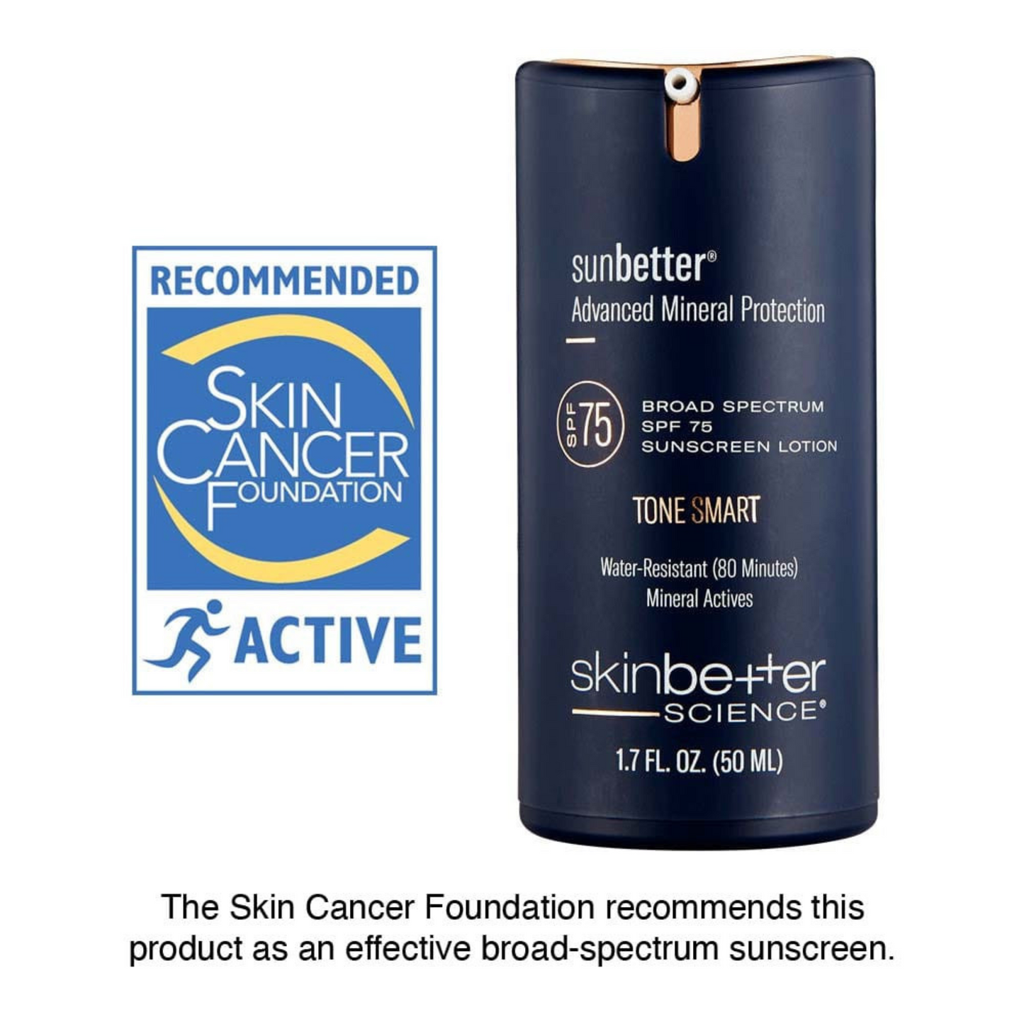 sunbetter TONE SMART SPF 75 Sunscreen Lotion | skinbetter science®